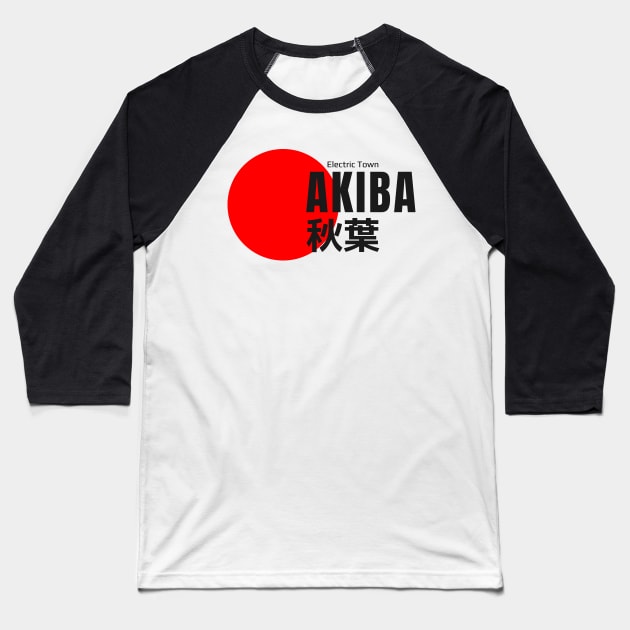 Akiba Baseball T-Shirt by janpan2